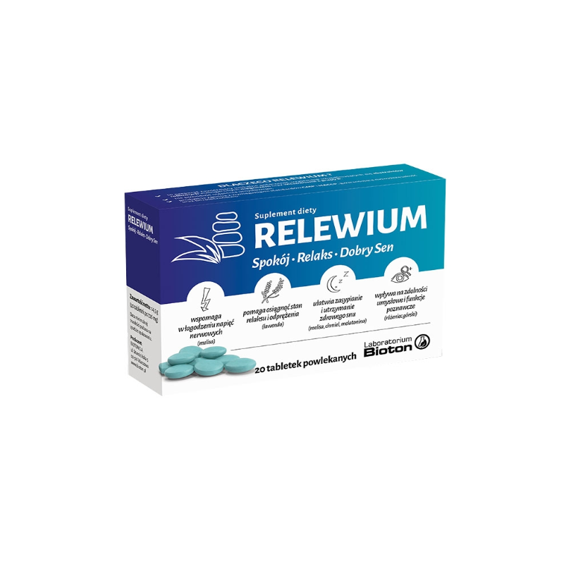 Relewium, 20 tabletek powlekanych.