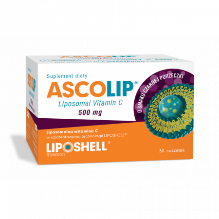 Ascolip Liposomal Vitamin C 500 porzeczka