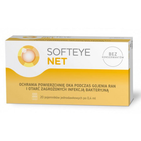 Softeye Net żel do oczu, 20 pojemników x 0,4ml (data ważności