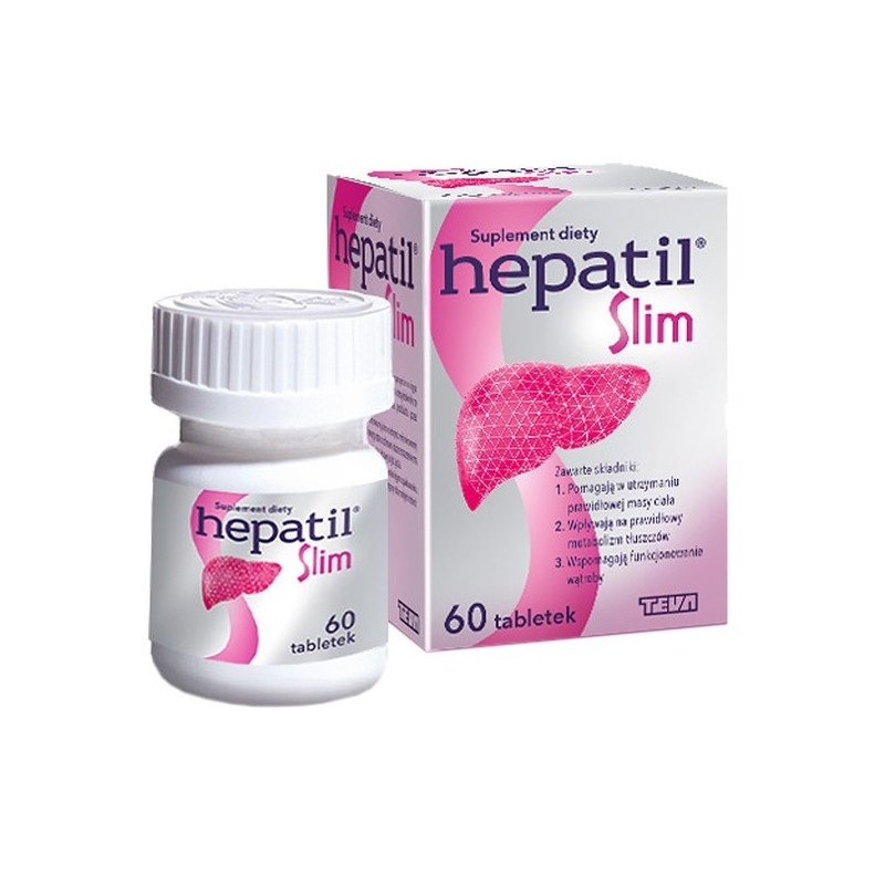 Hepatil Slim, tabletki,60 sztuk.