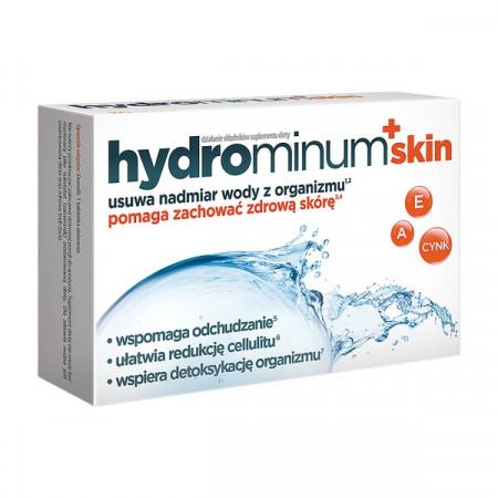 Hydrominum + skin, tabletki, 30 szt. (data ważności 30-04-2022)