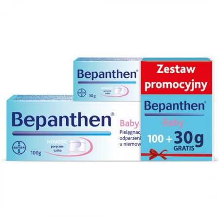 ZESTAW Bepanthen Baby Maść Ochronna 100g +30g