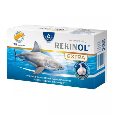 Rekinol extra, kapsułki, 72 szt.