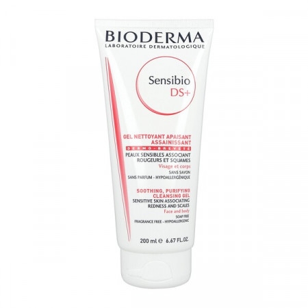 Bioderma Sensibio DS+ Gel, delikatny żel oczyszczający, skóra