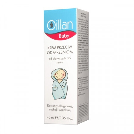Oillan Baby, krem przeciw odparzeniom, 40 ml