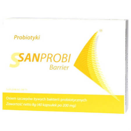 Sanprobi Barrier probiotyk, 40 kapsułek