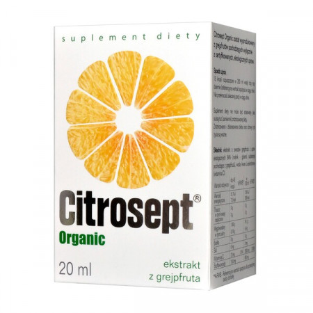 Citrosept Organic, krople, 20 ml