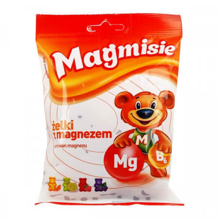 Magmisie, żelki z magnezem, 120 g