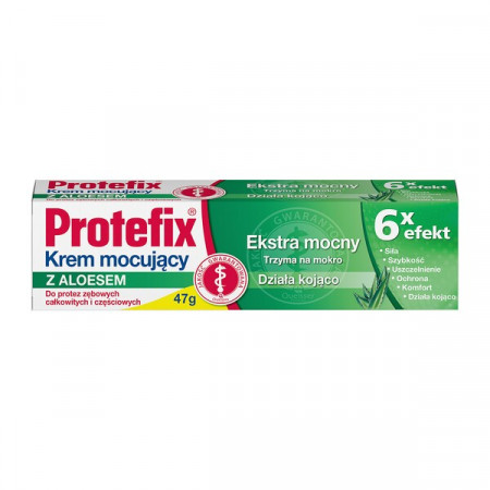 Protefix, krem mocujący z aloesem, 47 g