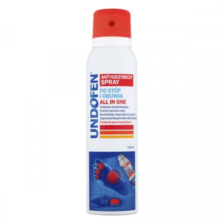 Undofen Antygrzybiczy, spray do stóp i obuwia All in One, 150 ml