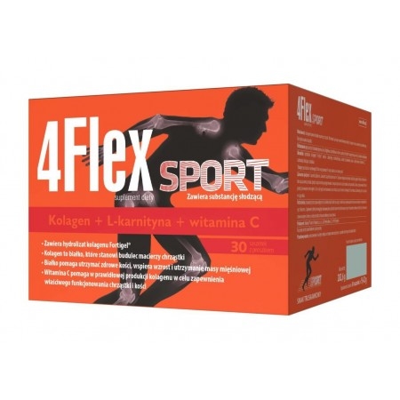 4 Flex Sport, kolagen proszek w saszetkach, 30 szt.