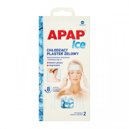 Apap Ice, plaster chłodzący, 2 szt, 1 saszetka