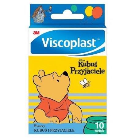 Plastry Viscoplast Kubuś i Przyjaciele, 72 x 25 mm, 10 szt.