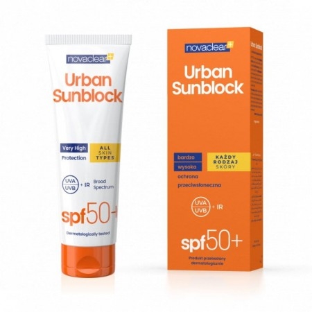 Novaclear Urban Sunblock Krem ochronny do twarzy SPF 50+ każdy