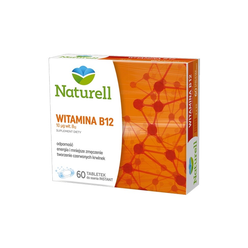 Naturell Witamina B12, 60 tabletek