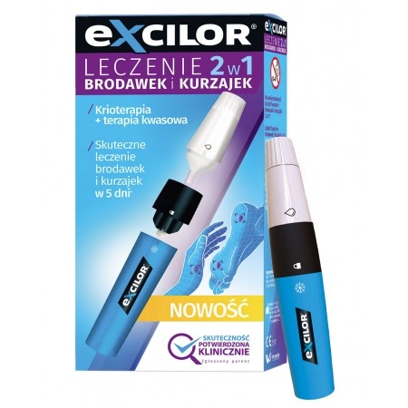 Excilor® Leczenie Brodawek i Kurzajek 2w1