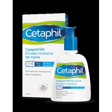 Cetaphil EM, emulsja micelarna do mycia, 236 ml, pompka ( data