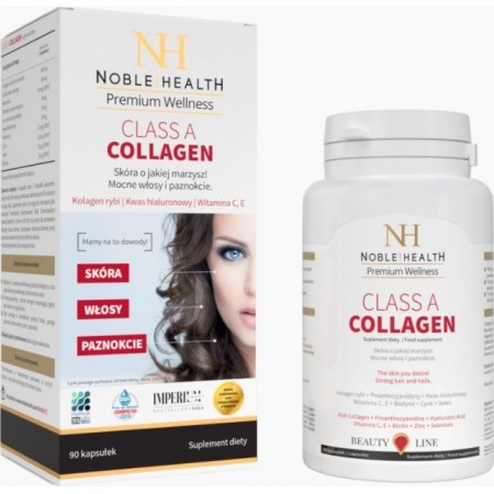 Noble Health Class A Collagen Kolagen, 90 kaps.