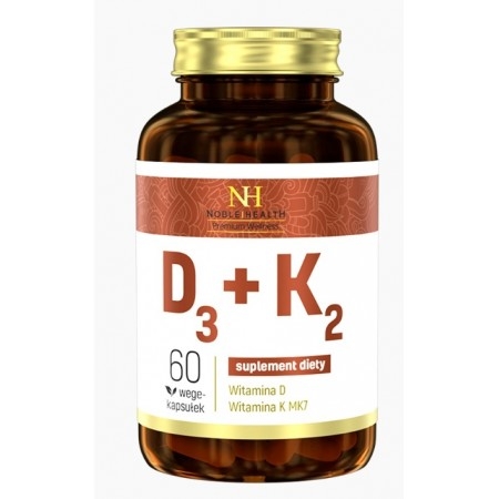 Noble Health D3 + K2 60 kapsułek