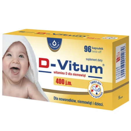 D-Vitum witamina D dla niemowląt 400 j.m.