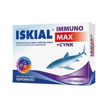 Iskial immuno max + cynk 120 kaps.