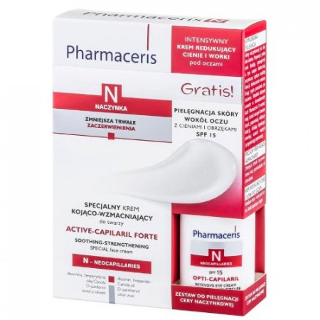 PHARMACERIS N Zestaw Krem ACTIVE-CAPILARIL - 30 ml + Krem