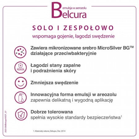 Belcura, emulsja w areozolu, 125 ml