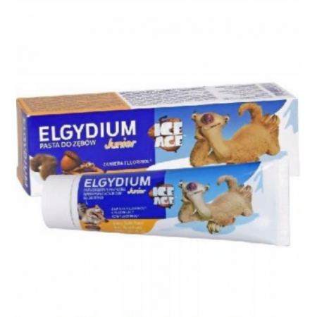 ELGYDIUM JUNIOR Pasta do zębów Tutti Frutti, 50ml (data