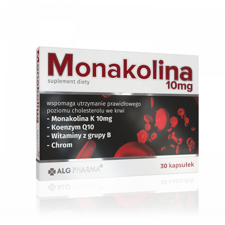 Monakolina 10 mg 30 kapsułek