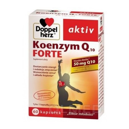 DoppelHerz Aktiv Koenzym Q10 Forte - 60 kapsułek