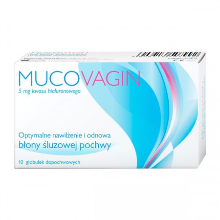 Mucovagin, 10 globulek dopochwowych