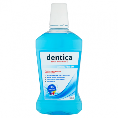 TOŁPA Dentica Płyn do płukania jamy ustnej Ultra White, 500ml