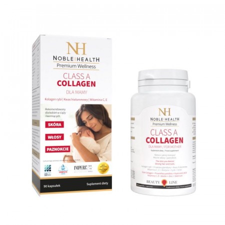 NOBLE HEALTH Class A Collagen dla Mamy, 90 kaps.