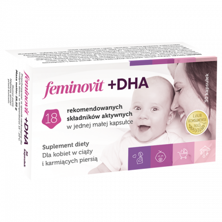 FEMINOVIT + DHA - 30 kapsułek