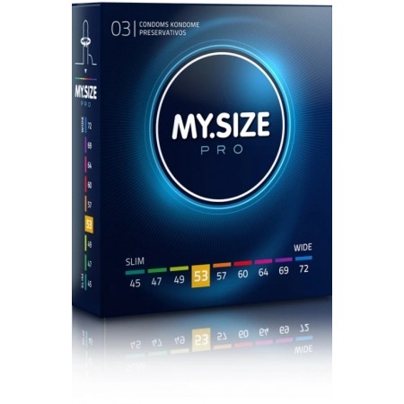 My.size Pro Condoms prezerwatywy 53mm 3 szt.