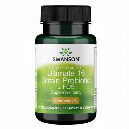 SWANSON Ultimate 16 strain probiotic - 60 kaps.