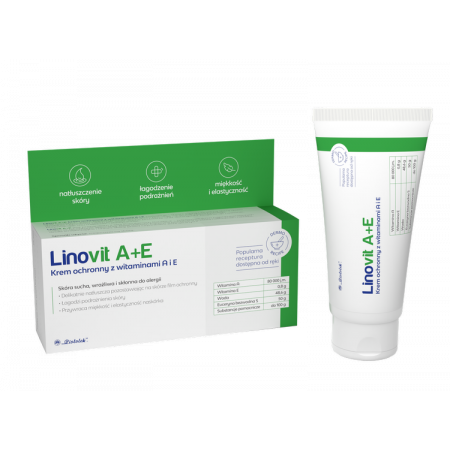 LINOVIT A+E Krem ochronny z witaminami A i E - 50 g