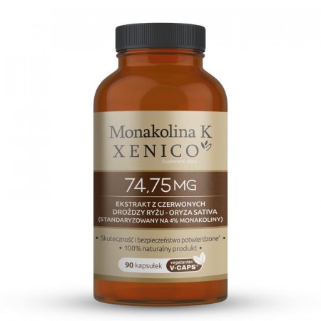 Monakolina K Xenico, 90 kapsułek