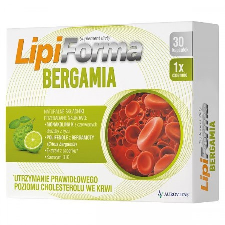 Lipiforma Bergamia, 30 kapsułek