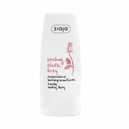 ZIAJA RÓŻANY Peeling płatki róży z mikrogranulkami, 60 ml