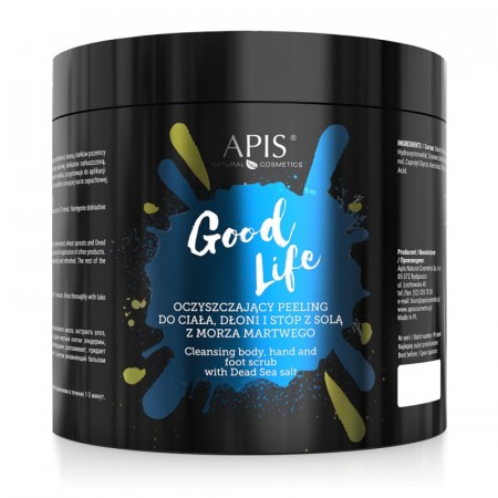 Oczyszczający Peeling do ciała Good Life 700 g - Apis