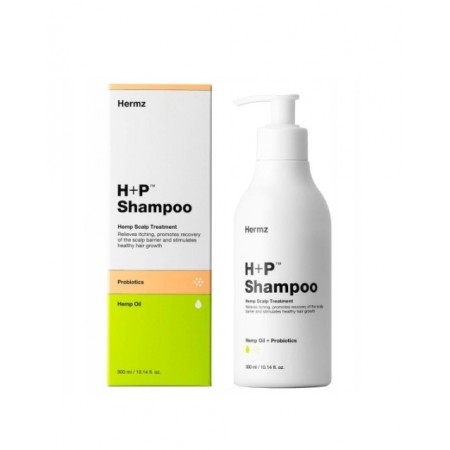 Hermz H+P Szampon konopny do włosów z probiotykami 300 ml