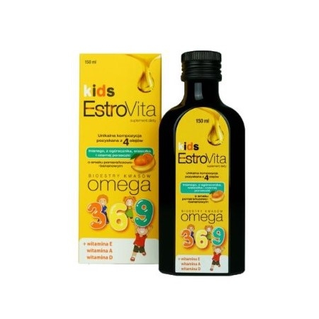 EstroVita Kids pomarańcza-banan płyn - 150 ml