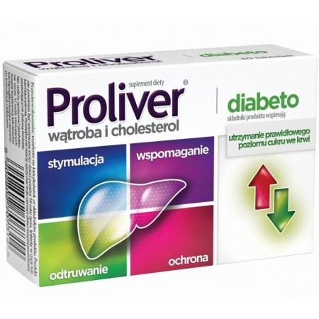 Proliver Diabeto tabletki - 30 tabl.