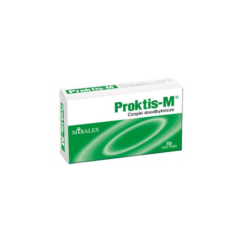 Proktis-M czopki doodbytnicze hemoroidy, 10 czopków