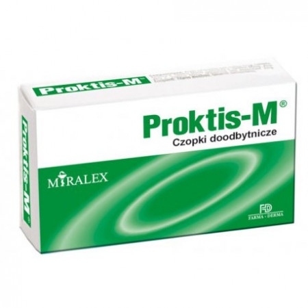 Proktis-M czopki doodbytnicze hemoroidy, 10 czopków