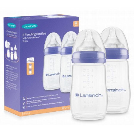 Lansinoh NaturalWave Butelka 2x240ml