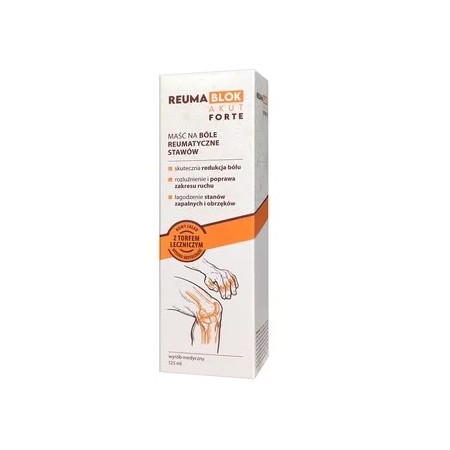 Reumablok Akut Forte maść na reumatyczne bóle stawów - 125 ml