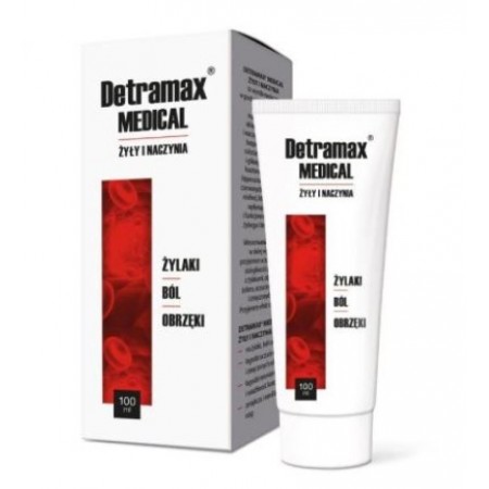 Detramax Medical Żyły I Naczynia żel - 100 ml