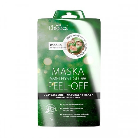 L' Biotica maska peel-off oczyszczanie i naturalny blask 10g